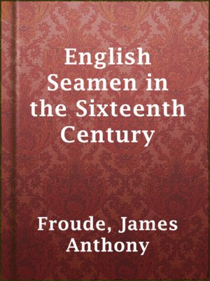 cover image of English Seamen in the Sixteenth Century